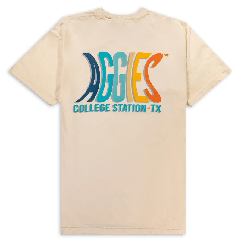 High-end Fabrics Aggies Bend College Station T-Shirt