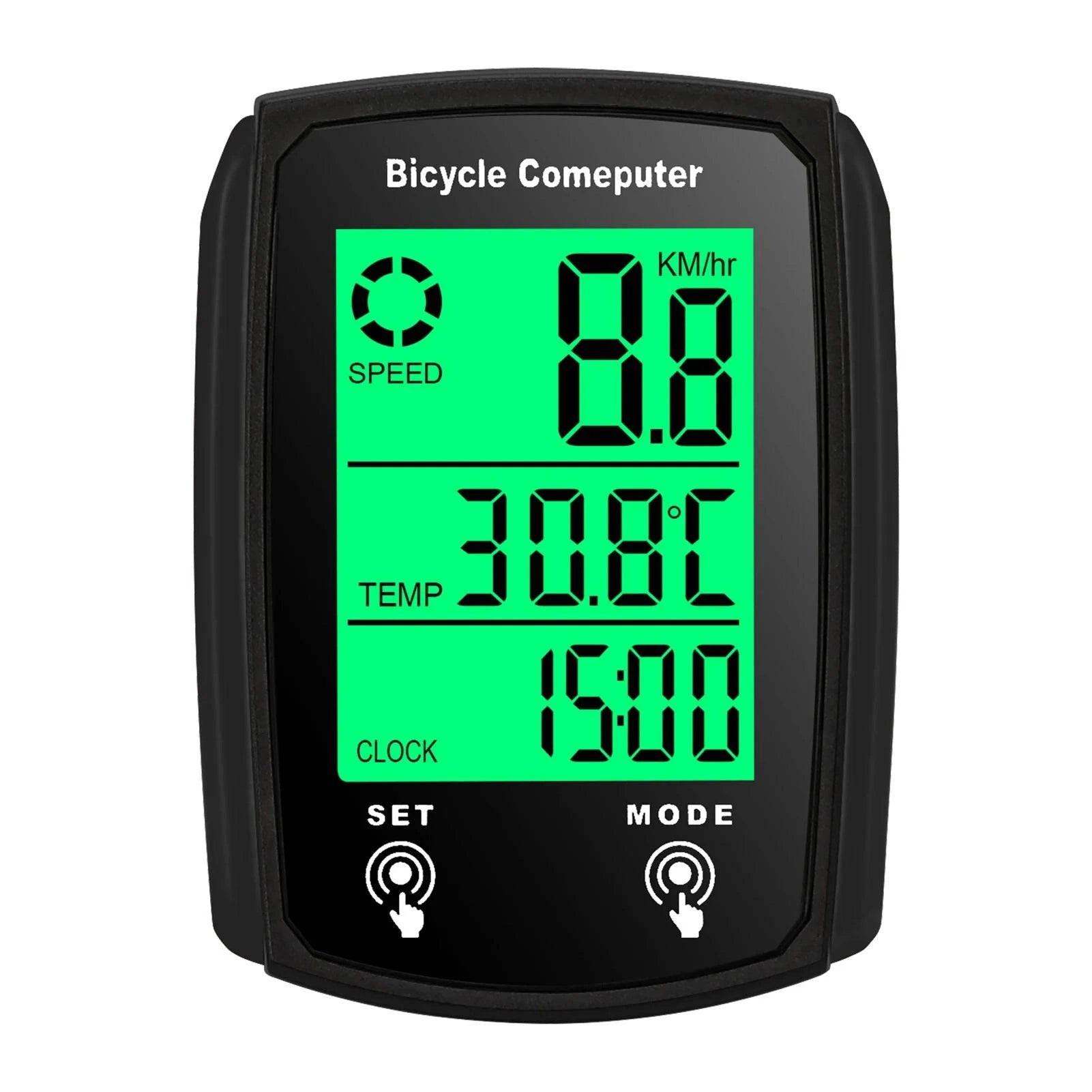 Personalized Wear Bike Speedometer Wired Bike Computer 19 Functions Touch Odometer Waterproof Bicycle Computer with Backlight