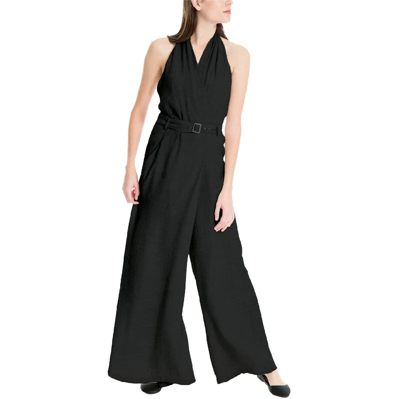 Party Wear Max Studio London Womens Belted Jumpsuit