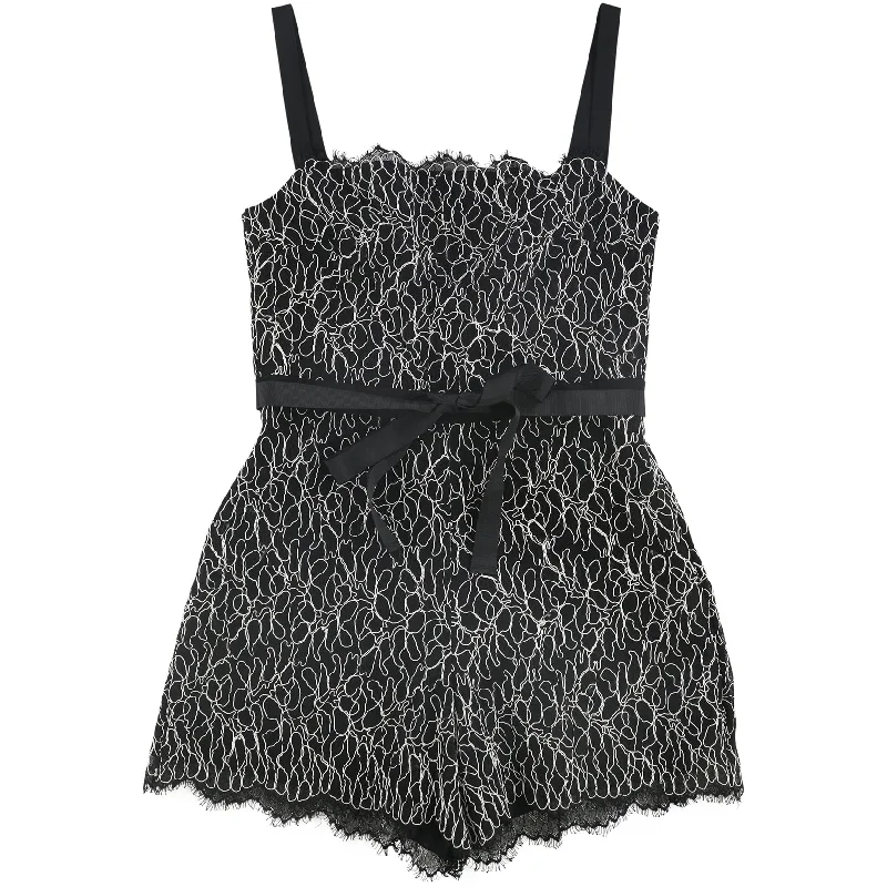Breathable Comfort Alexis Womens Angara Romper Jumpsuit, Black, Large