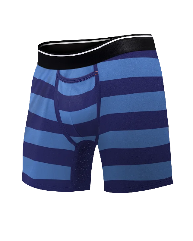 Classic Blue-Navy Broad Stripe
