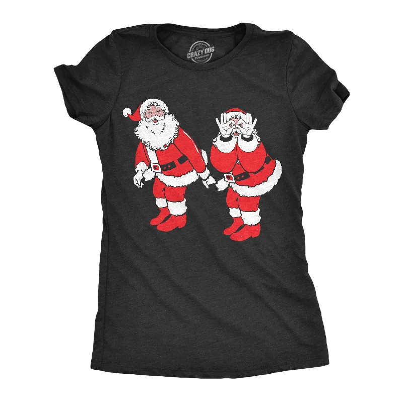 Exquisite Craftsmanship Griddy Dance Santa Women's T Shirt