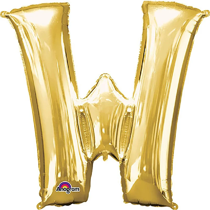 High-end atmosphere 34 inch LETTER W - ANAGRAM - GOLD