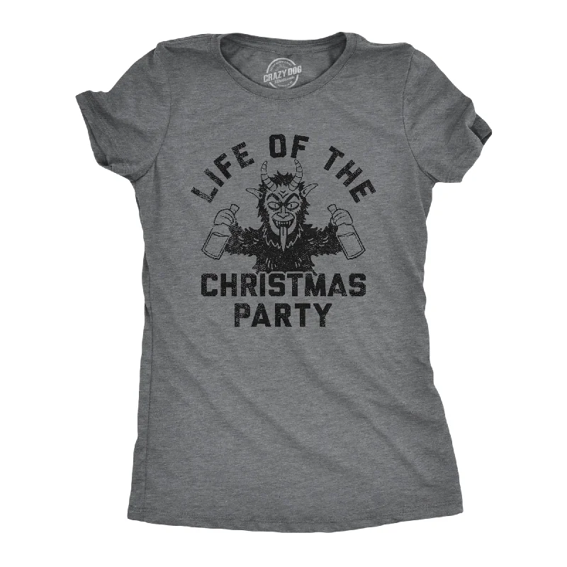 Black And White Style Life Of The Christmas Party Women's T Shirt