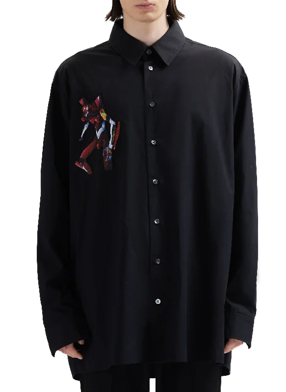 Street Personality Style Eva Asuka Embroidery Shirt