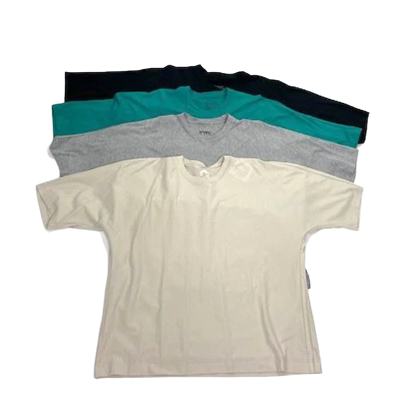 Fashionable Ease BASICS CREWNECK S/S RELEASE T
