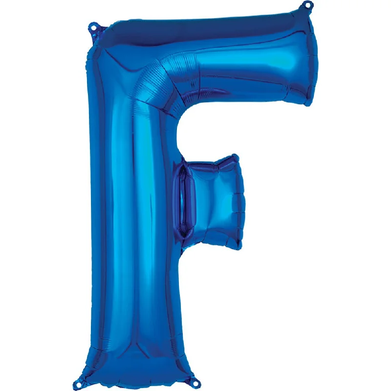 Comfortable Jackets 34 inch LETTER F - ANAGRAM - BLUE
