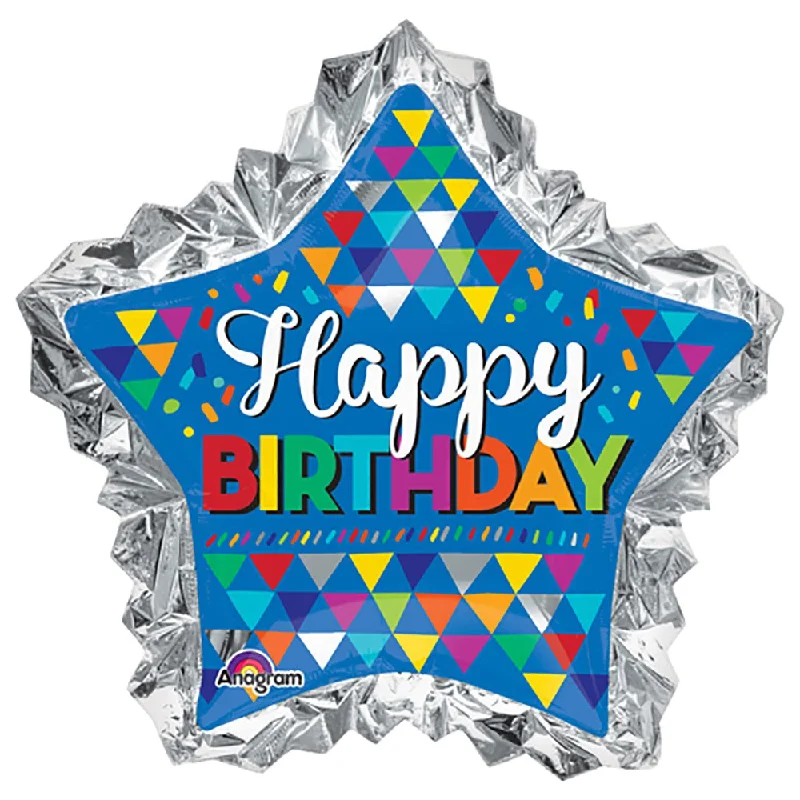 Summer Comfort 34 inch HAPPY BIRTHDAY PRIMARY SKETCHY PATTERNS