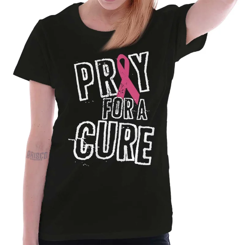 Versatile Items Breast Cancer Awareness Ladies T Shirt