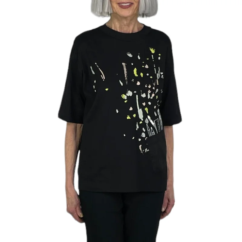 Fresh Comfort LAZY PRINT S/S TEE W/POCKET