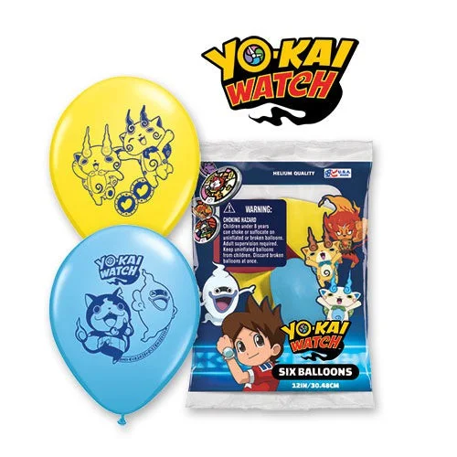 Black And White Style 12 inch YO-KAI WATCH (6 PK)