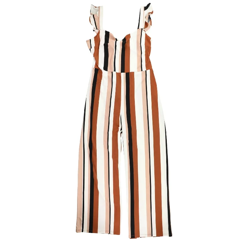 Slim Fit Bar Iii Womens Open Back Jumpsuit