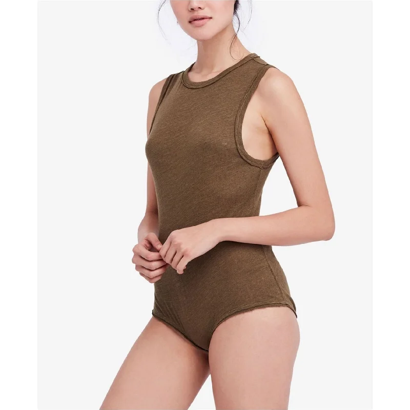 Street Style Suit Free People Womens All The Time Bodysuit Jumpsuit