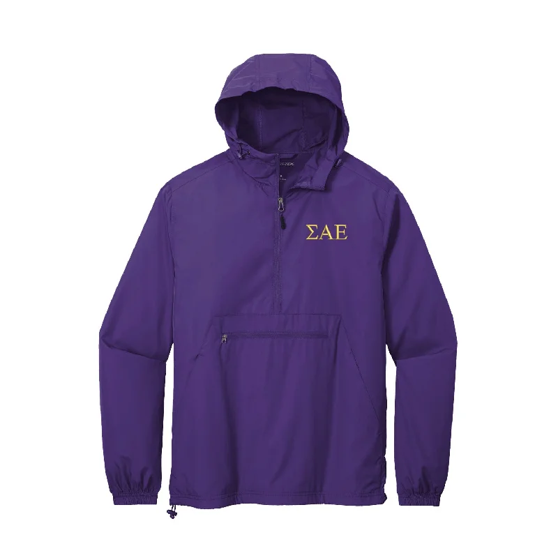 Soft Layers Sigma Alpha Epsilon Lightweight Windbreaker