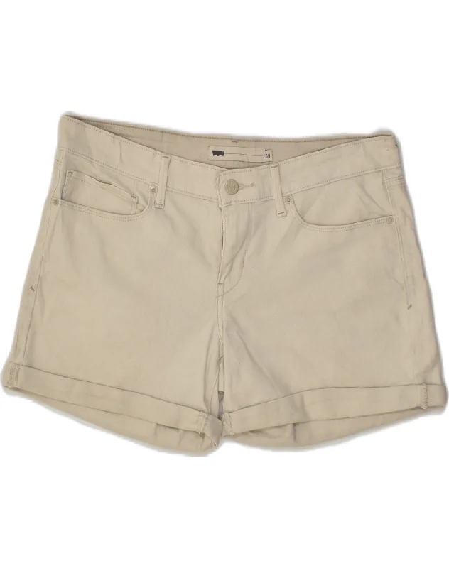 Sweet Girl LEVI'S Womens Casual Shorts W30 Medium Grey