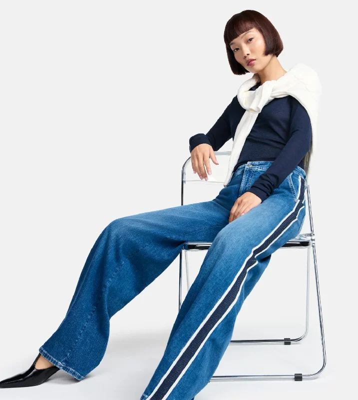 Spring Fashion Cambio Alek  JEANS WIDE FIT LONG left hand mid