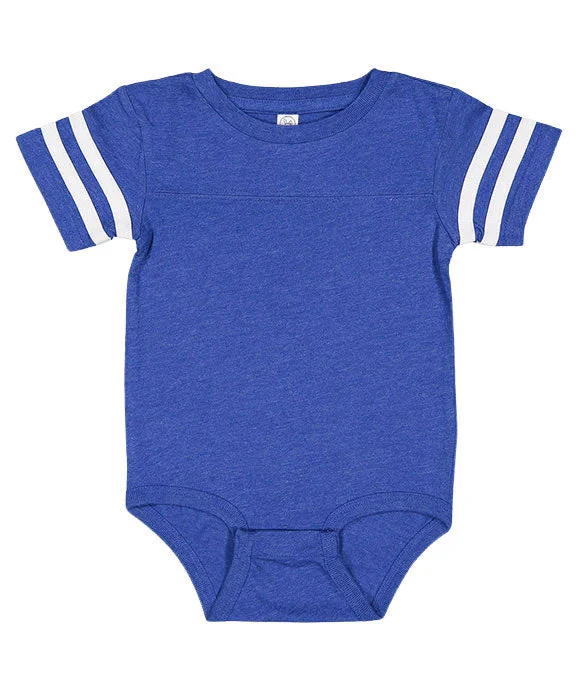 Elegant Wear 4437 - Rabbit Skins Infant Football Bodysuit | Vintage Royal
