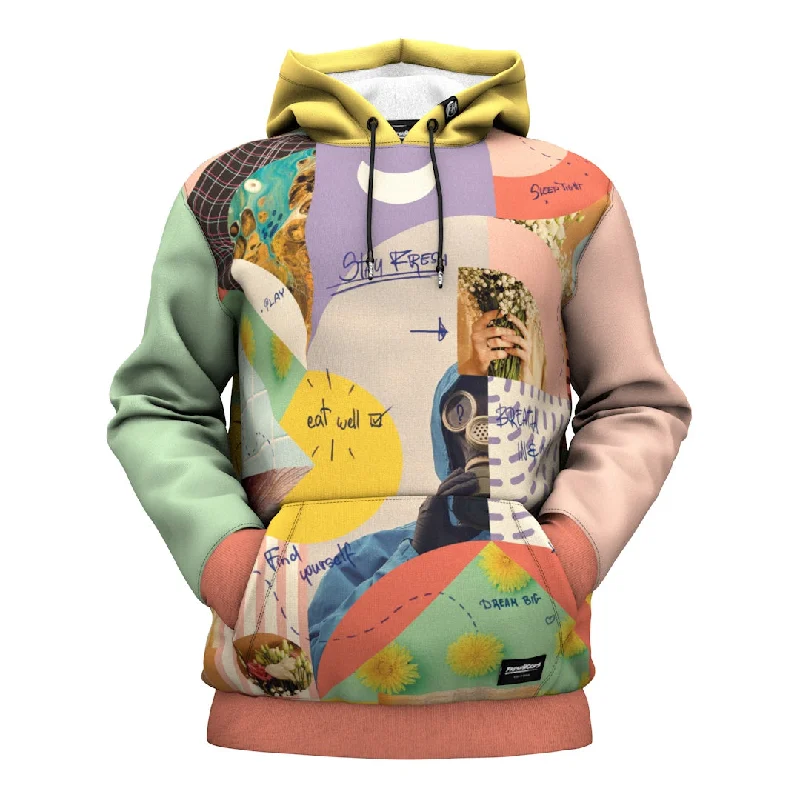 Dressing Tips Glitch Collage Hoodie