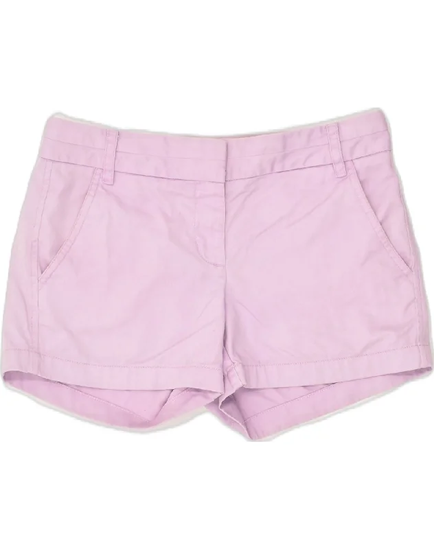 Cozy Chic J. CREW Womens Low Waist Hot Pants US 2 XS W32 Purple Cotton