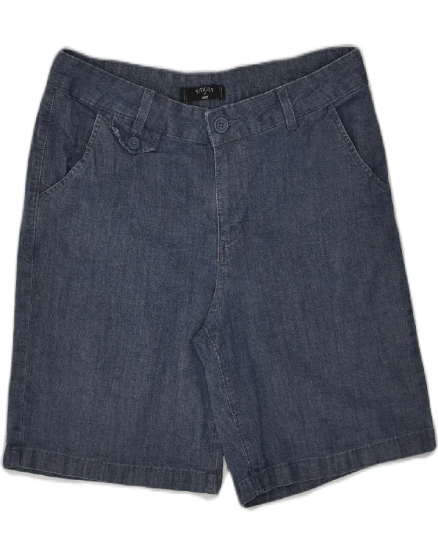 Lounge Wear LEE Womens Riders Chino Shorts US 10 Medium W31  Navy Blue Cotton