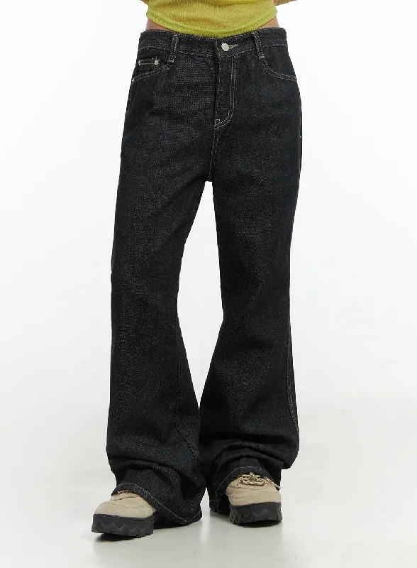 Boutique display Keira Denim Stitched Bootcut Jeans CO415