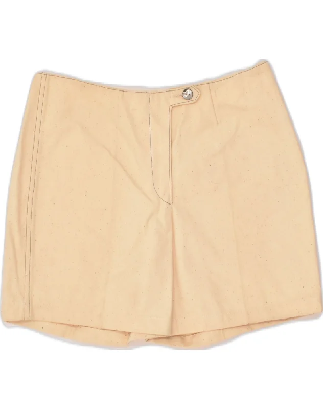 Breathable Design VINTAGE Womens Casual Shorts W27 Small Beige