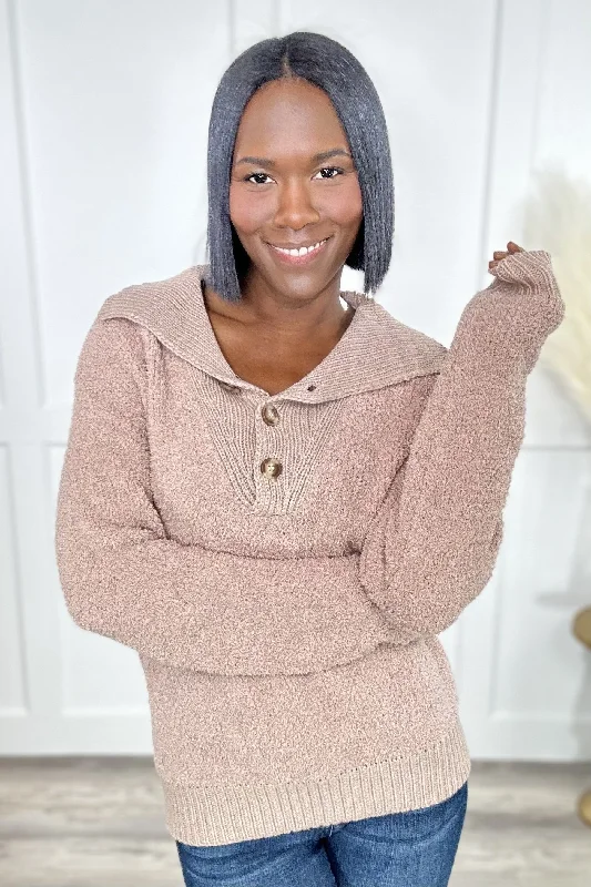 Comfortable Series Cool to Be Casual Women's Wide Collar Sweater