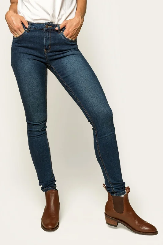 Sports Jacket Sophie Womens Skinny Leg Jeans - Classic Blue