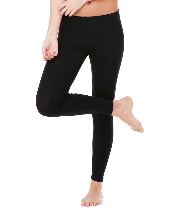 Cozy Fit Wear 812 - Bella + Canvas Ladies Cotton/Spandex Legging | Black