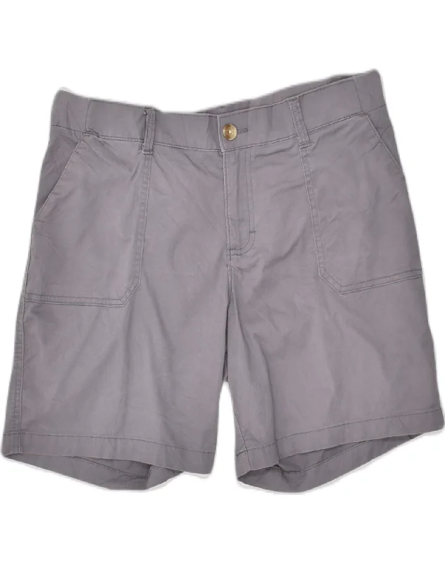 Sports Series LEE Womens Regular Fit Mid Rise Bermuda Shorts US 12 Large W34 Grey Cotton Sports Series LEE Womens Regular Fit Mid Rise Bermuda Shorts US 12 Large W34 Grey Cotton