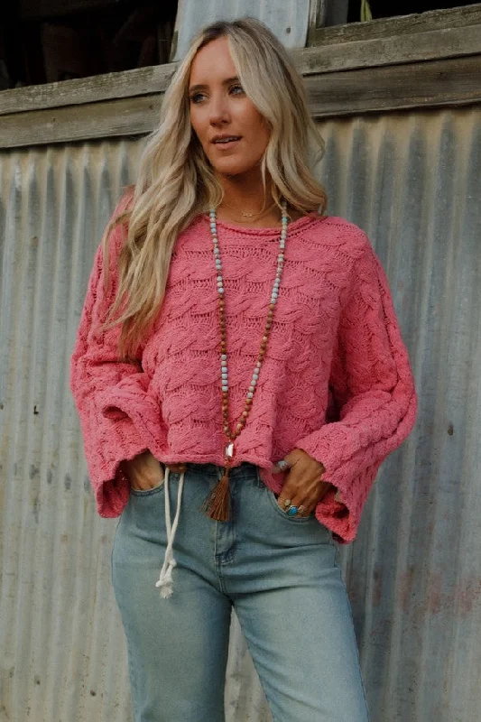 Preview New Products Callum Knit Sweater - Pink