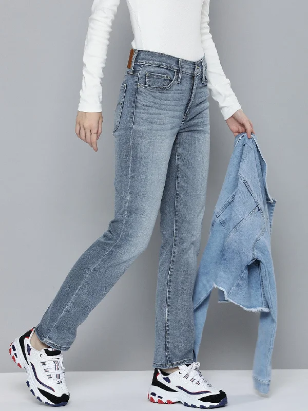 Street Fashion Women's Mile High Straight Fit Jeans