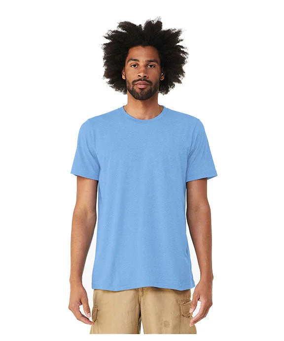 Slim Fit 3413 - Bella + Canvas Unisex Triblend Short-Sleeve T-Shirt | Solid Carolina Blue Trb Slim Fit 3413 - Bella + Canvas Unisex Triblend Short-Sleeve T-Shirt | Solid Carolina Blue Trb