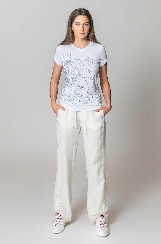 Sweet Breath Trousers "NIKE" / Linen by Solbiati