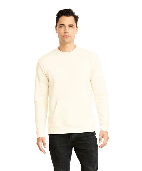 Retro Dress 9001 - Next Level Unisex Crew Pocket Fleece | Natural