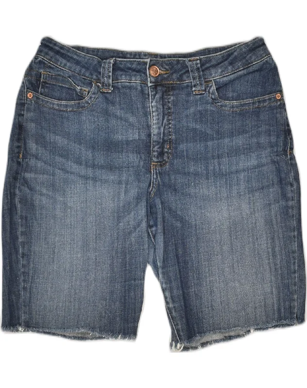 Single-shoulder Neck Design LEE Womens Slender Secret Denim Shorts W38 XL Blue Cotton Single-shoulder Neck Design LEE Womens Slender Secret Denim Shorts W38 XL Blue Cotton