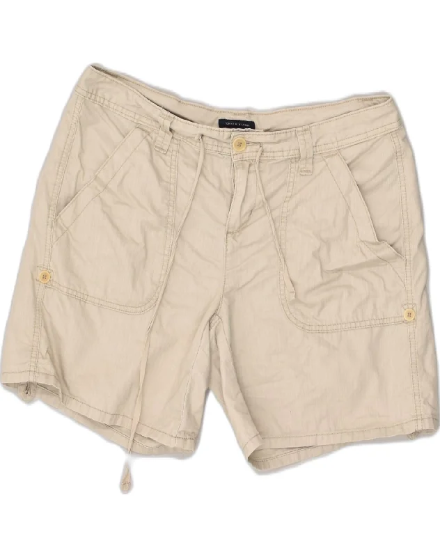 Free And Comfortable TOMMY HILFIGER Womens Chino Shorts US 10 Large W34 Beige Cotton Free And Comfortable TOMMY HILFIGER Womens Chino Shorts US 10 Large W34 Beige Cotton