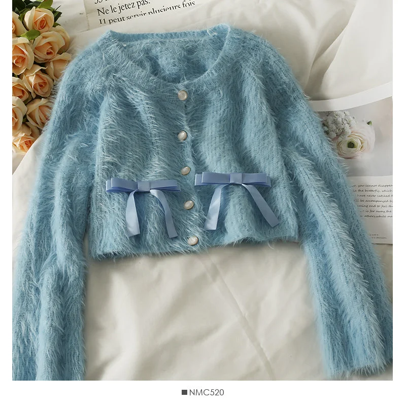 Fashion Concept Women's autumn decoration, slim body, short long sleeved sweater  1891