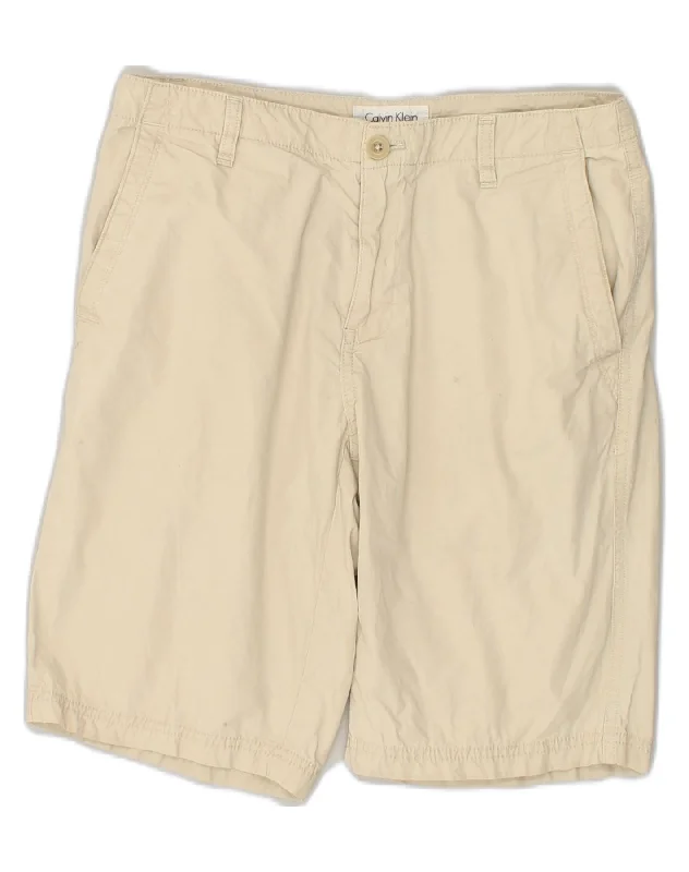Cozy Outfit CALVIN KLEIN Womens Chino Shorts W30 Medium Beige Cotton