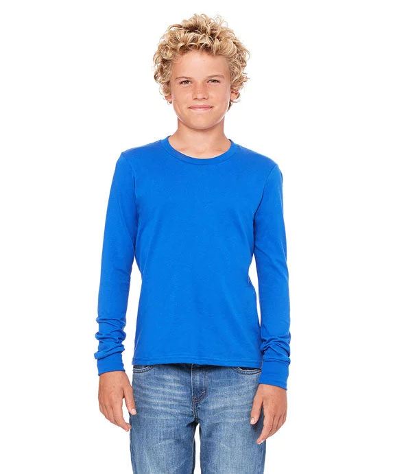 Street Sports Shoes 3501Y - Bella + Canvas Youth Jersey Long Sleeve T-Shirt | True Royal Street Sports Shoes 3501Y - Bella + Canvas Youth Jersey Long Sleeve T-Shirt | True Royal