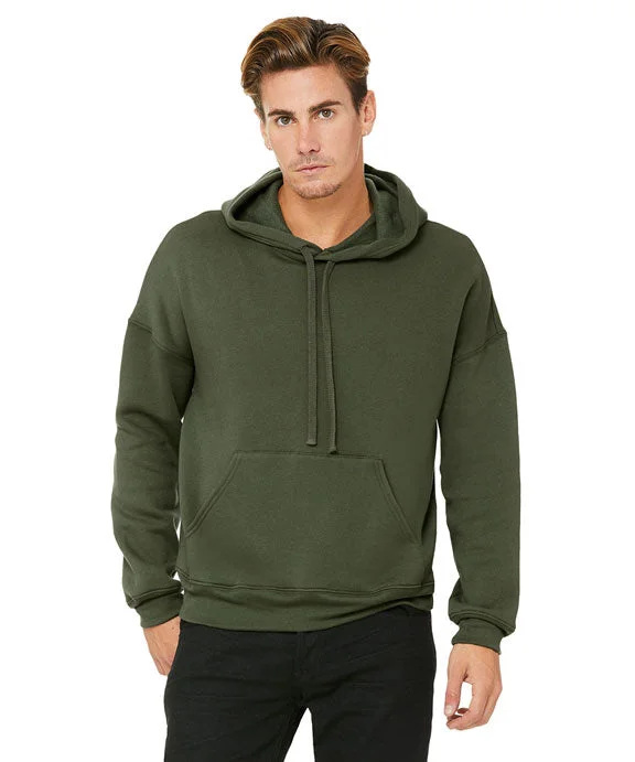 Luxe Comfort 3729 - Bella + Canvas Unisex Sponge Fleece Pullover DTM Hoodie | Military Green Luxe Comfort 3729 - Bella + Canvas Unisex Sponge Fleece Pullover DTM Hoodie | Military Green