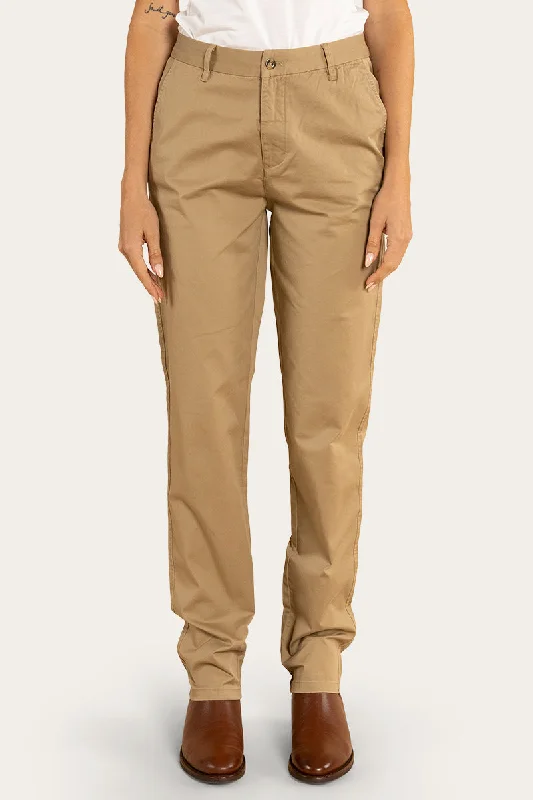 Unique prints Scottsdale Womens Regular Fit Chino Pant - Clay