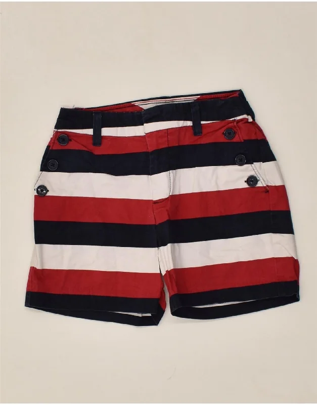 Basic Version TOMMY HILFIGER Womens Casual Shorts US 00 2XS W24 Multicoloured Striped Basic Version TOMMY HILFIGER Womens Casual Shorts US 00 2XS W24 Multicoloured Striped