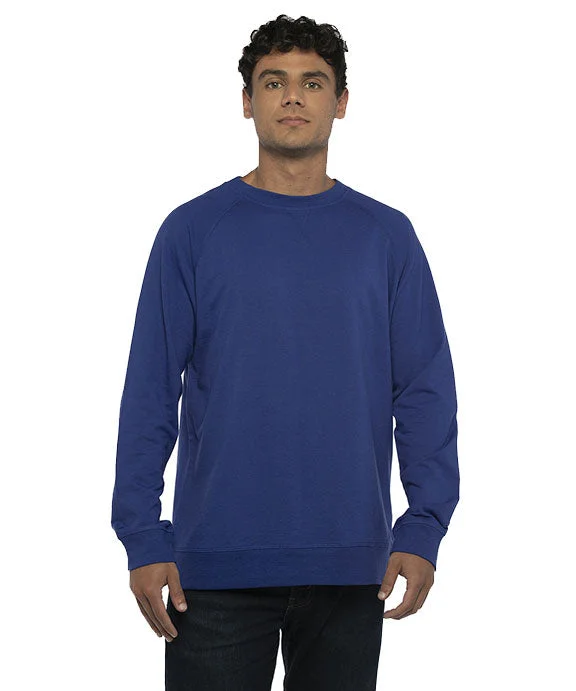 Easygoing Fashion N9000 - Next Level Unisex French Terry Raglan Sweatshirt | Royal