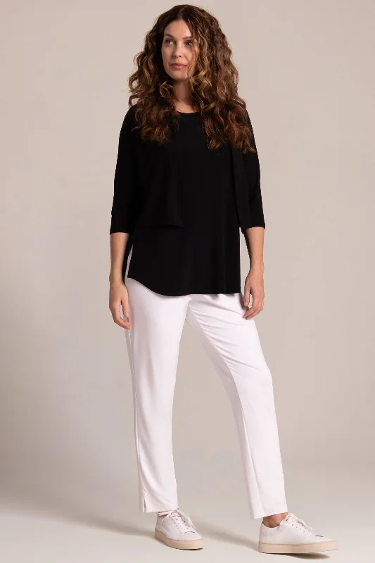 Summer Comfort V-Neck Bolero | Black