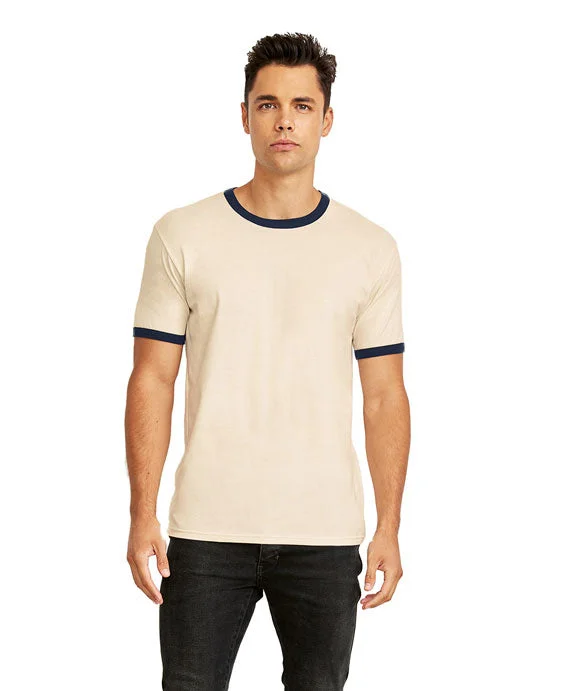 Street Fashion Style 3604 - Next Level Unisex Ringer T-Shirt | Natural/Midnight Navy Street Fashion Style 3604 - Next Level Unisex Ringer T-Shirt | Natural/Midnight Navy