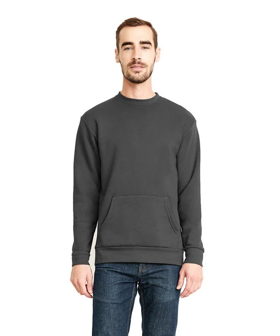 Retro Skirt Design 9001 - Next Level Unisex Crew Pocket Fleece | Heavy Metal