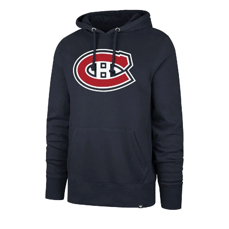 Trendy Casuals 47 Brand Imprint Headline Pullover Mens Hoodie - Montreal Canadiens