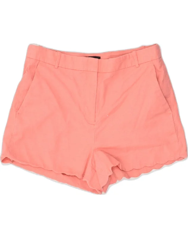 Weekend Wear J. CREW Womens Chino Shorts US 10 Large W34  Pink Cotton