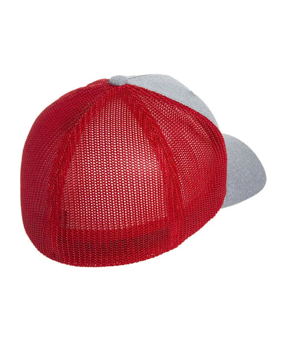Amazing design Y6311 - Flexfit Adult Poly Mélange Stretch Mesh Cap